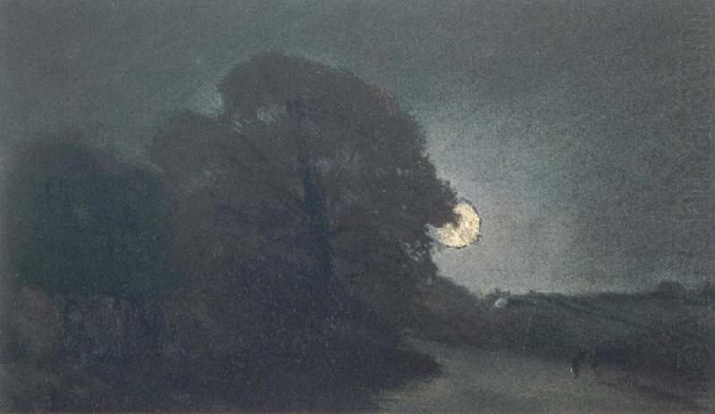 The edge of a heath by moonlight, John Constable
